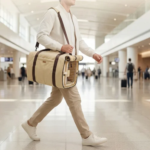 Breathable Mesh Purse Dog/Cat Carrier